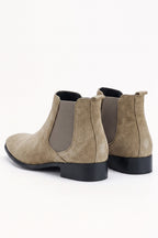 Men's Winter Easy Wear Chelsea Boots with Suede Look