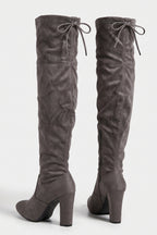 Women's Winter Comfortable Suede Knee High Boots