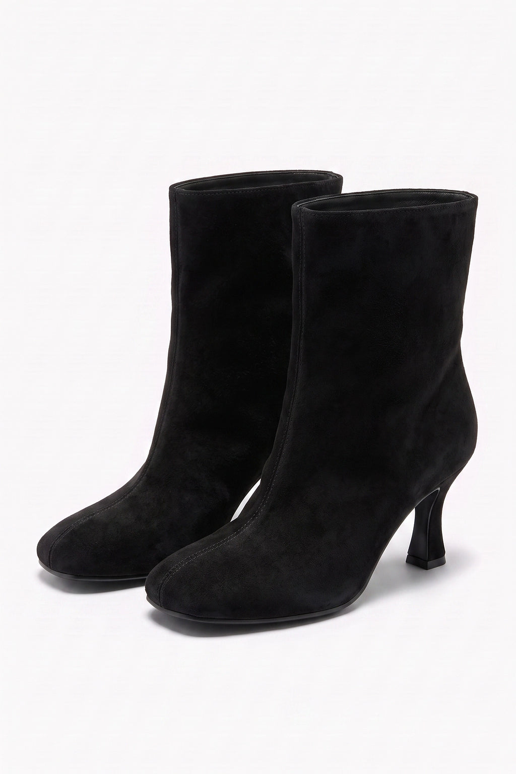 Women's Winter Versatile Slip On Round Toe Suede Ankle Boots