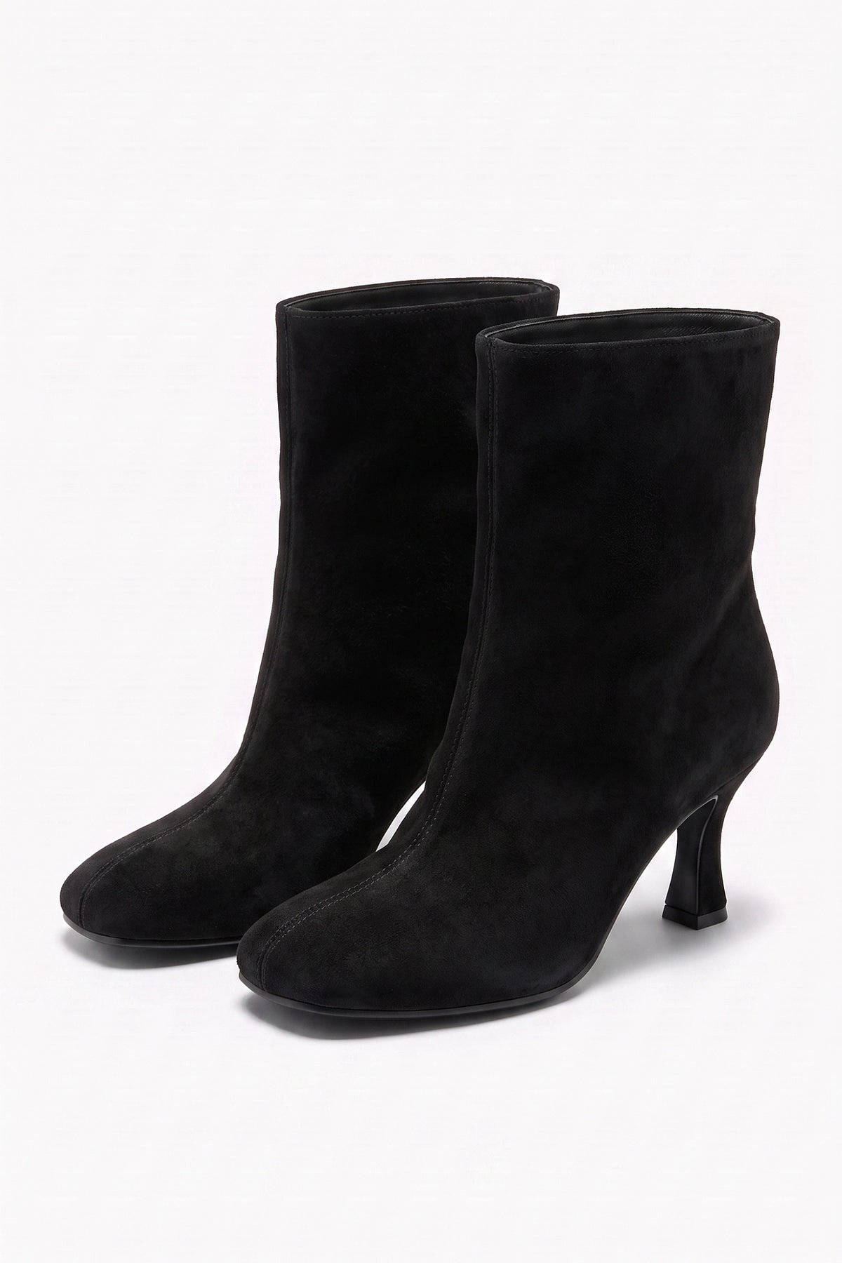 Women's Winter Versatile Slip On Round Toe Suede Ankle Boots