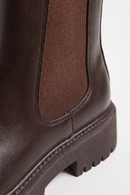 Women's Winter Grip Leather Chelsea Ankle Boots
