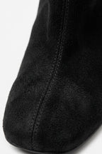 Women's Winter Versatile Slip On Round Toe Suede Ankle Boots