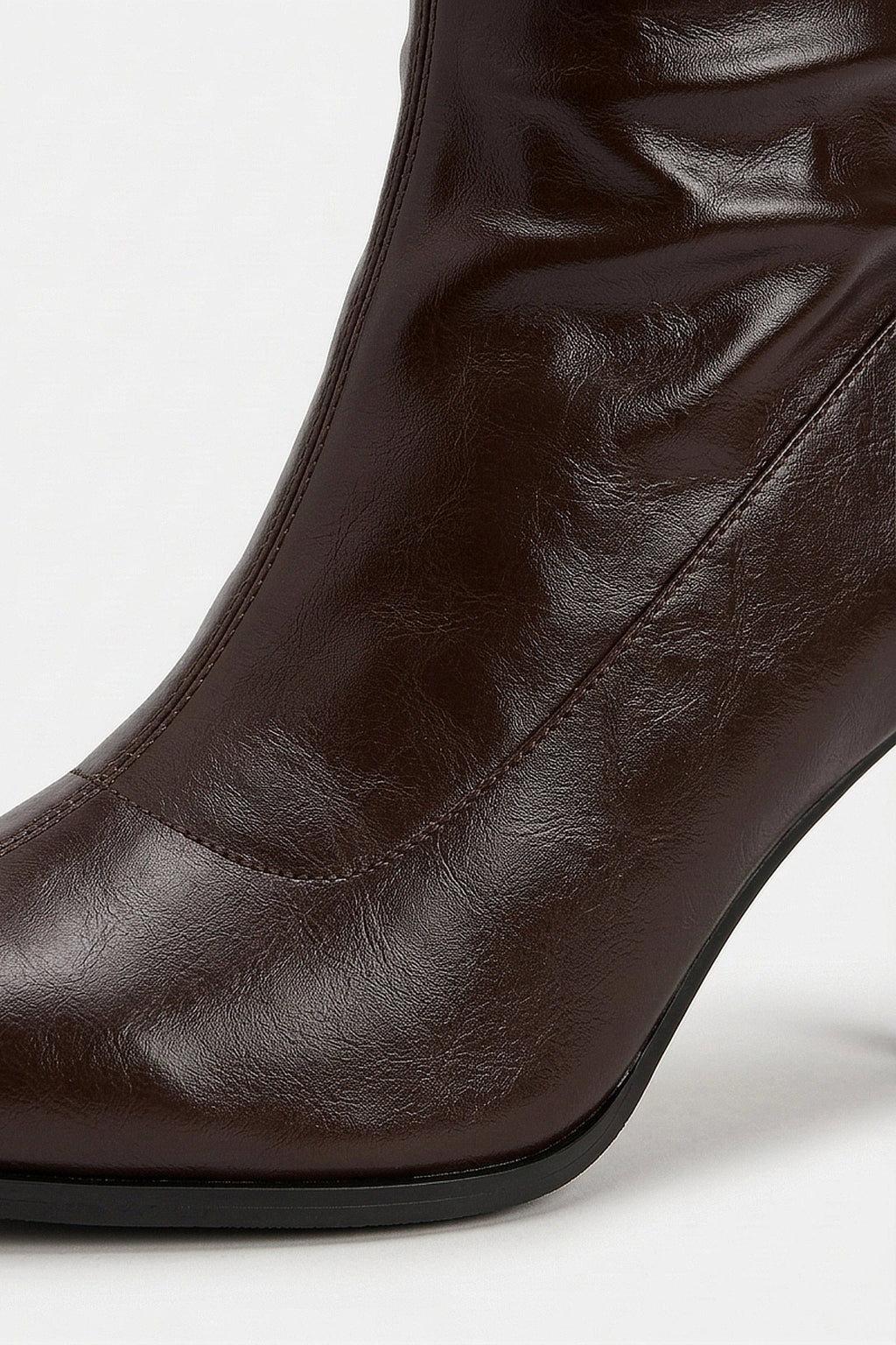 Women's Knee High Boots with Pointed Toe and Stiletto Heel