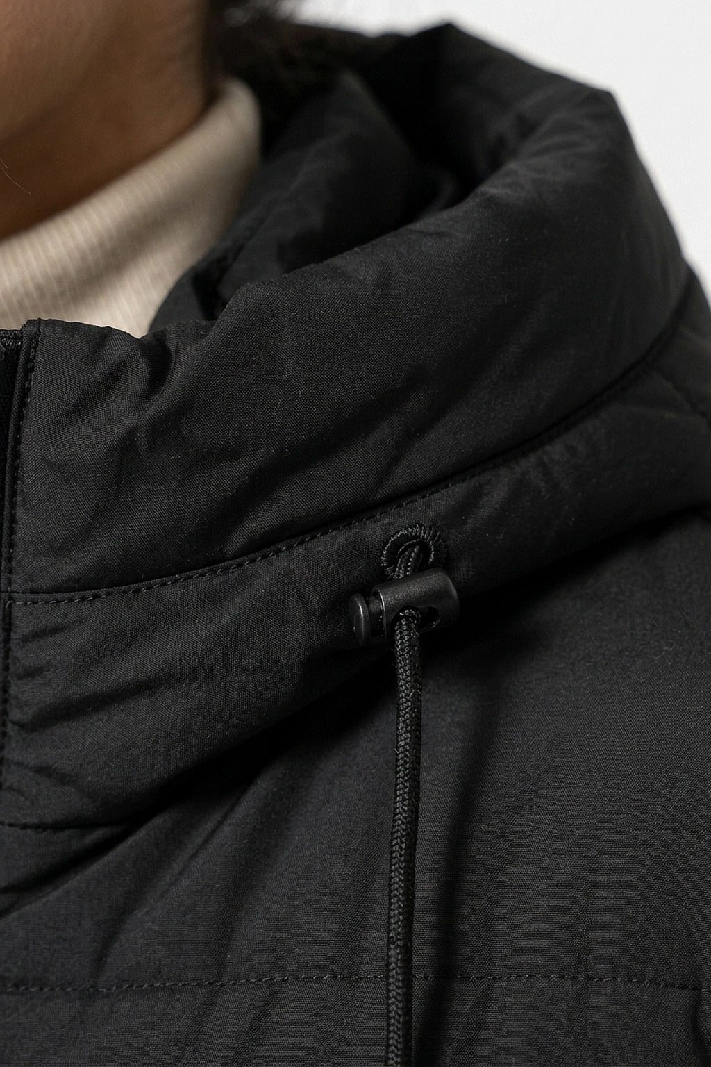 Women's Winter Warm Hooded Puffer Jacket with Adjustable Drawstring Waist