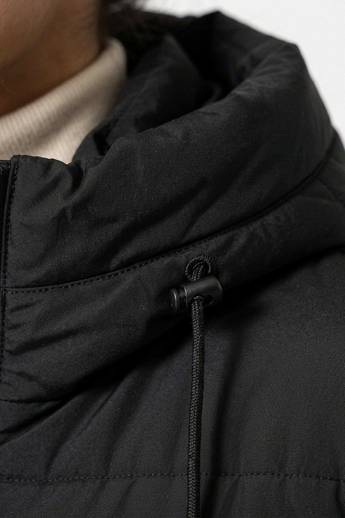Women's Winter Warm Hooded Puffer Jacket with Adjustable Drawstring Waist