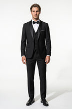 Caurelle | Men’s Slim Fit Three Piece Suit Blazer Vest Pants Set