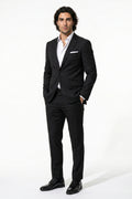Men's Slim Fit Single Breasted Two Piece Suit