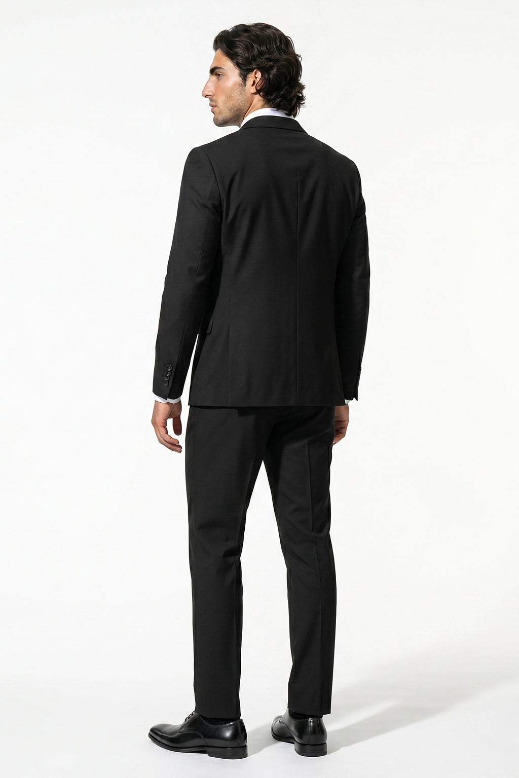 Men's Slim Fit Single Breasted Two Piece Suit