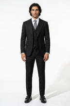 Caurelle | Men’s Slim Fit Three Piece Suit Set Blazer Vest Pants