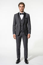 Caurelle | Men’s Slim Fit Three Piece Suit Blazer Vest Pants Set
