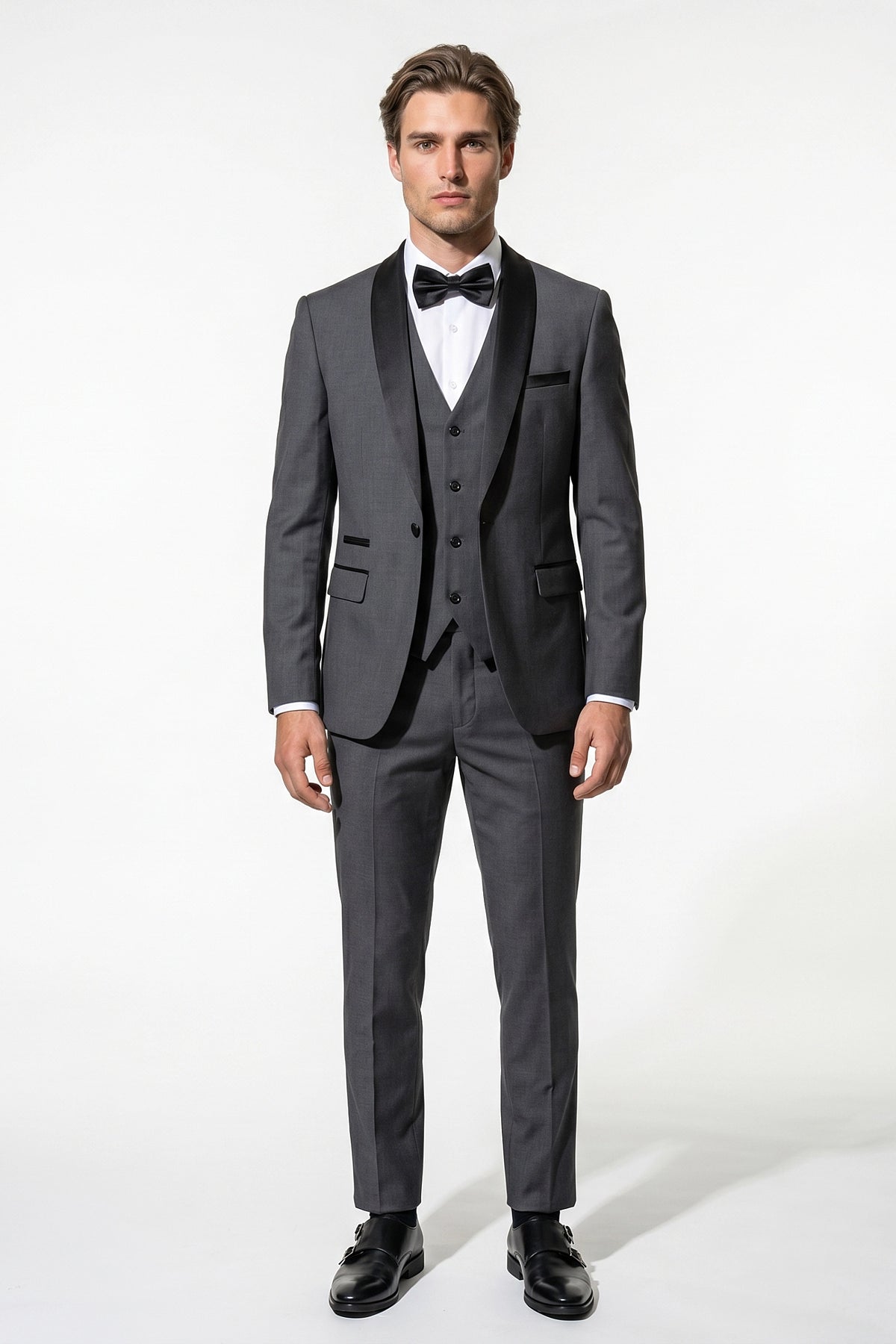 Caurelle | Men’s Slim Fit Three Piece Suit Blazer Vest Pants Set