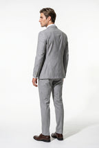 Slim Fit Tailored Three Piece Suit Men Wedding Groom Prom
