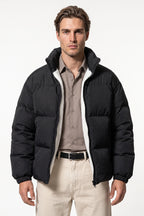 Men's Warm Fleece Lined Puffer Jacket