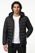 Men's Lightweight Warm Hooded Quilted Puffer Jacket