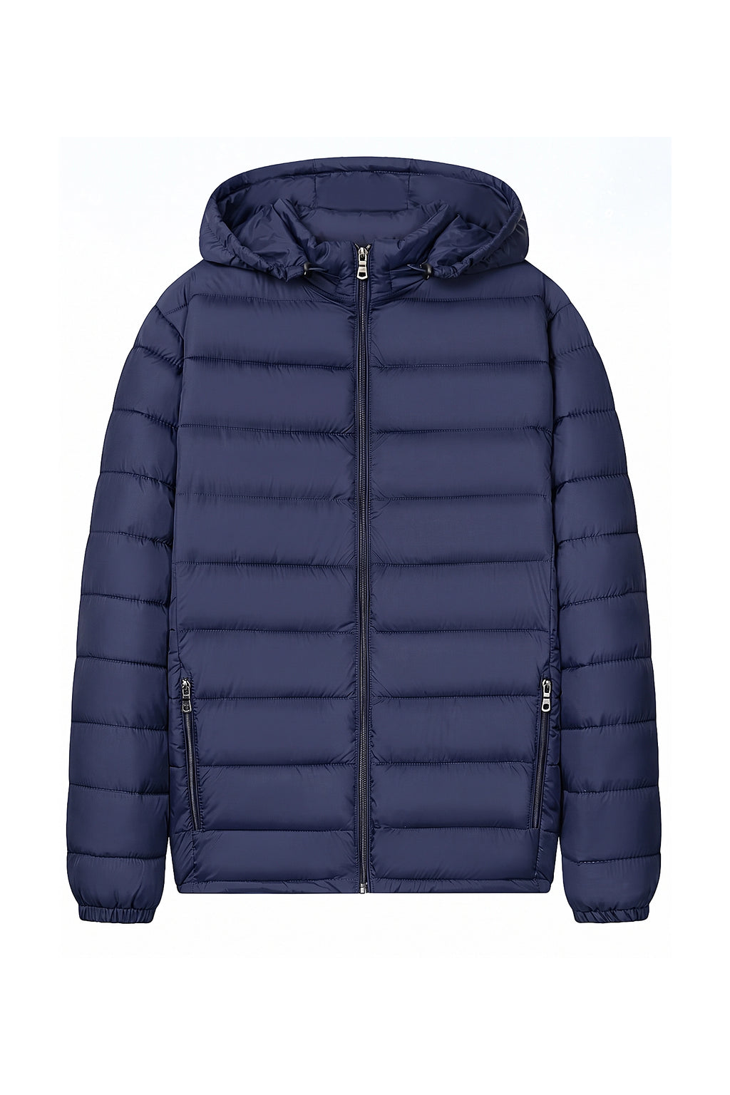 Men's Lightweight Warm Hooded Quilted Puffer Jacket