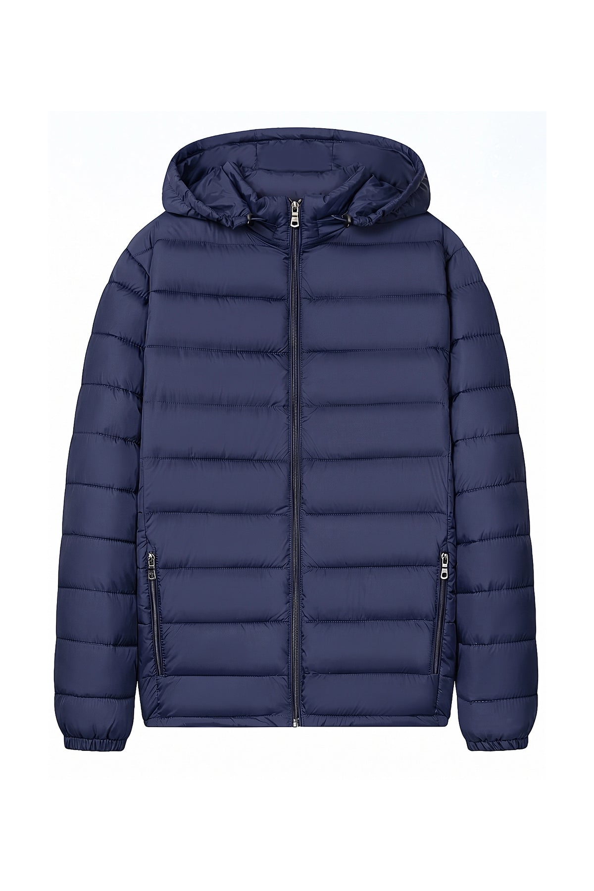 Men's Lightweight Warm Hooded Quilted Puffer Jacket