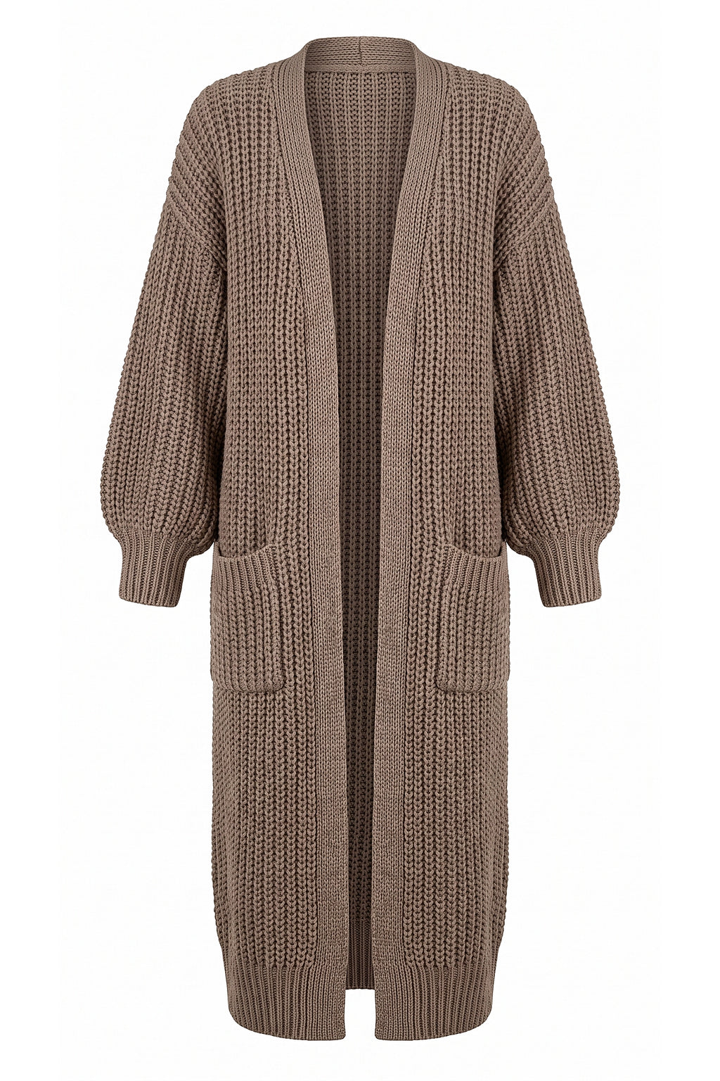 Women's Winter Cosy Chunky Knit Long Cardigan