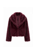 Women's Winter Cosy Cropped Faux Fur Jacket