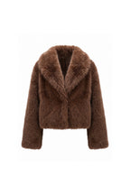 Women's Winter Cosy Cropped Faux Fur Jacket