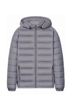 Men's Lightweight Warm Hooded Quilted Puffer Jacket