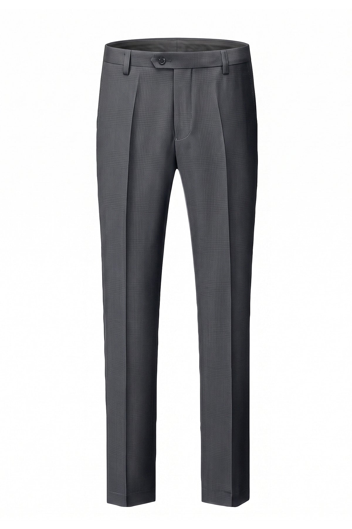 Men's Tailored Fit Double Breasted Two Piece Suit Set - Peak Lapel Blazer and Trousers