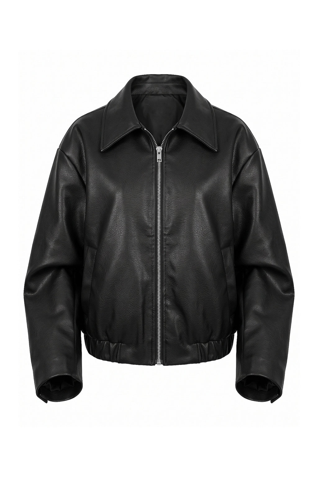 Women's Winter Versatile Oversized Faux Leather Jacket