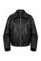 Women's Winter Versatile Oversized Faux Leather Jacket