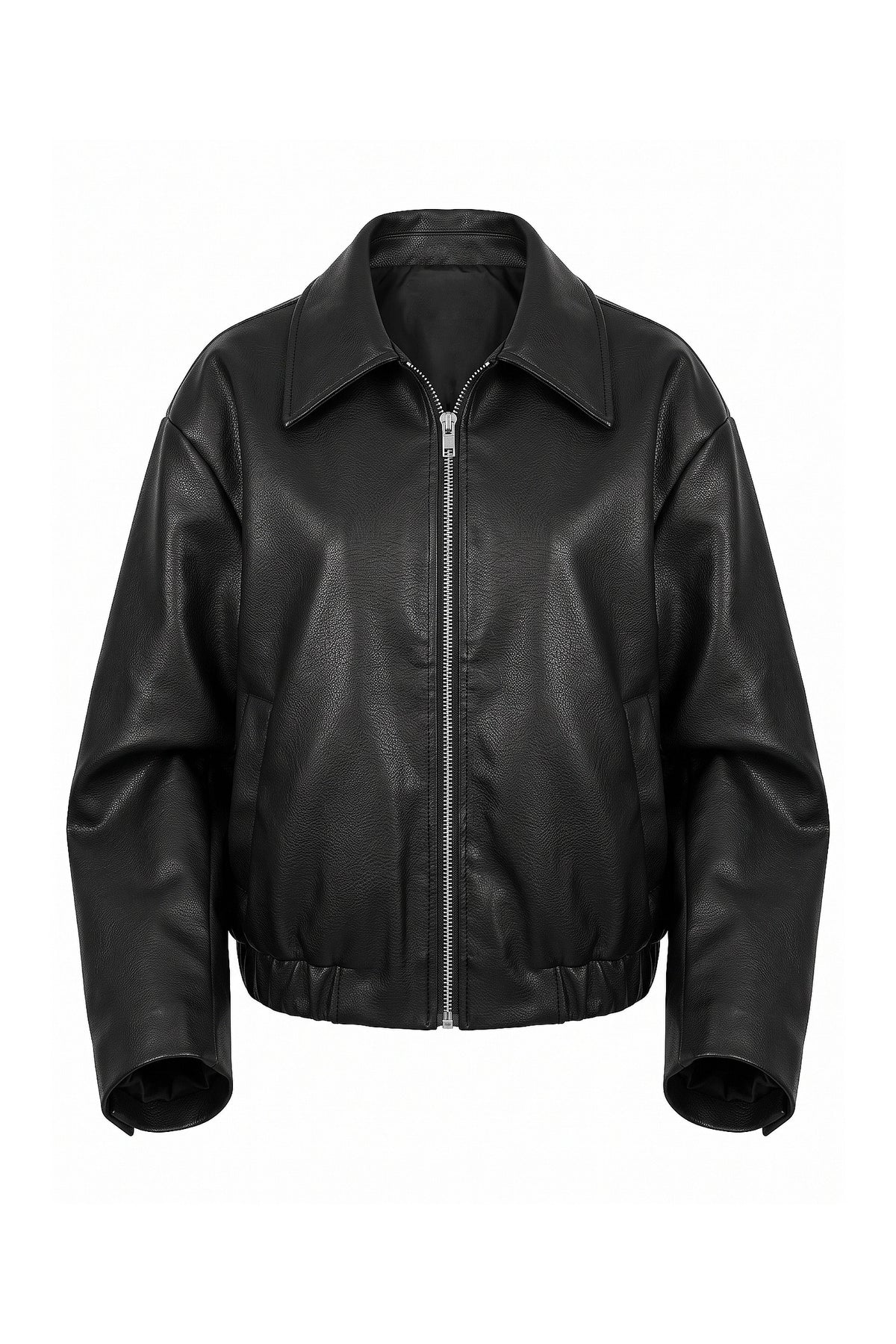 Women's Winter Versatile Oversized Faux Leather Jacket