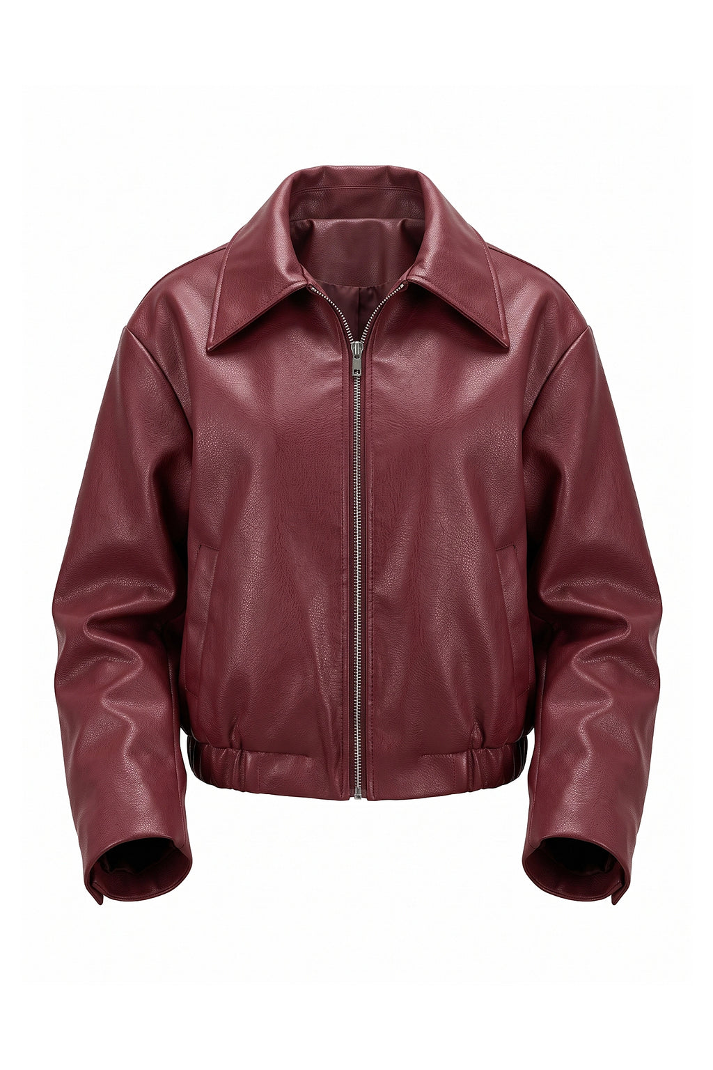 Women's Winter Versatile Oversized Faux Leather Jacket