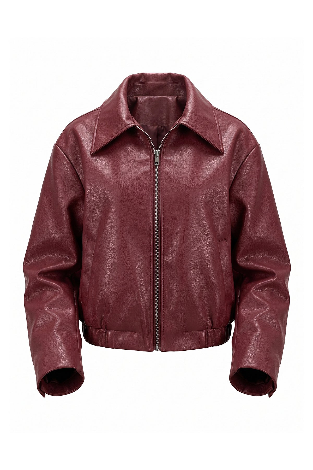 Women's Winter Versatile Oversized Faux Leather Jacket