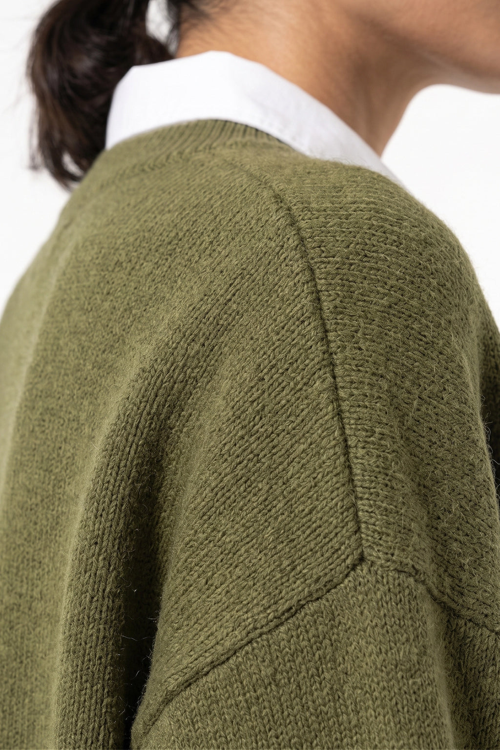 Women's Comfortable V Neck Knitted Jumper Relaxed Fit
