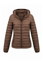 Women's Fleece Lined Warm Hooded Puffer Jacket