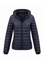 Women's Fleece Lined Warm Hooded Puffer Jacket