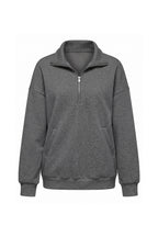 Women’s Winter Comfortable Quarter Zip Jumper with Oversized Fit